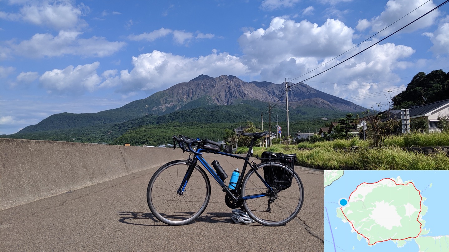 桜島 自転車