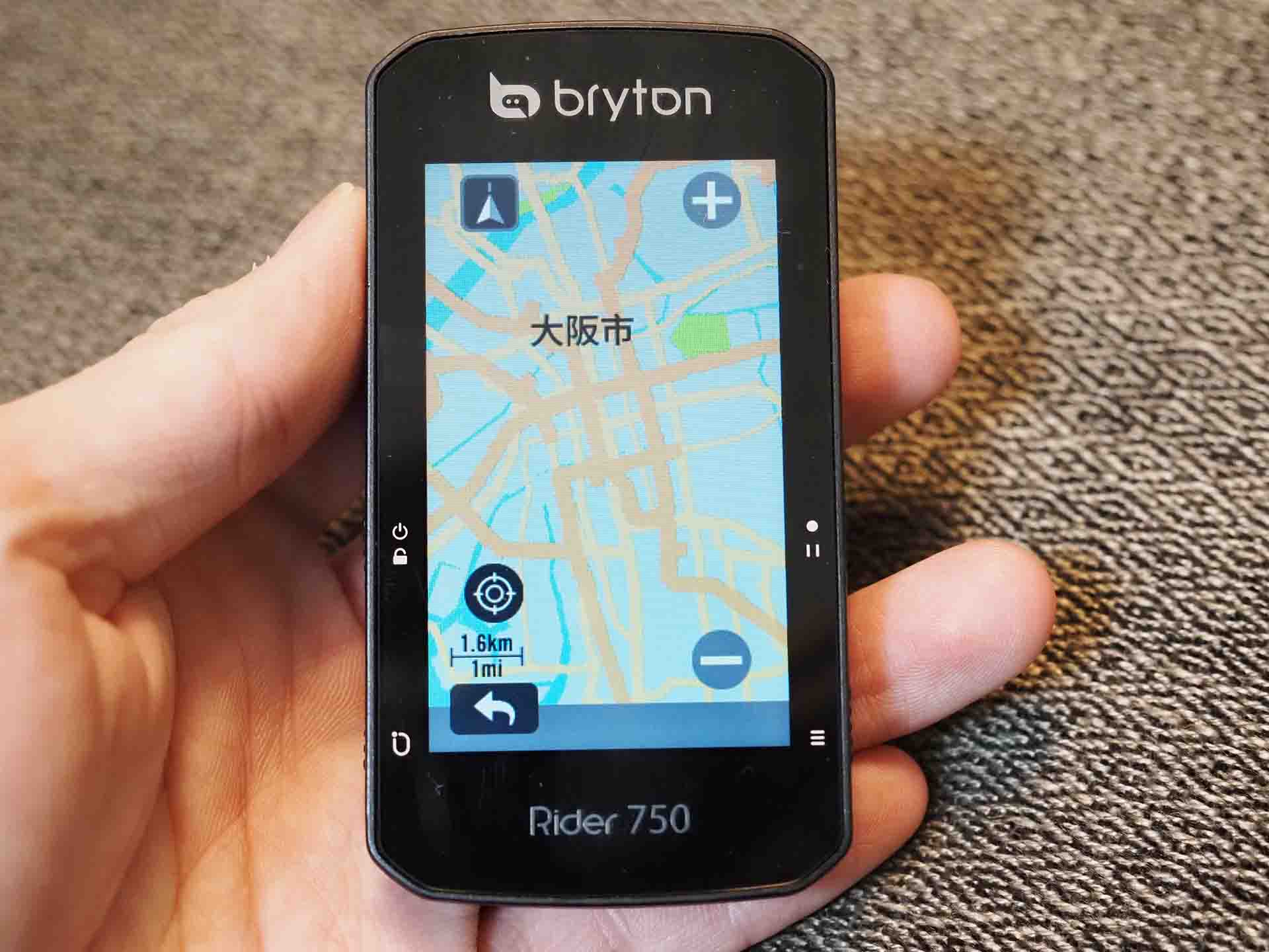 市場 Bryton Rider ブライトン ライダー750 GPSサイクルコンピューター 750